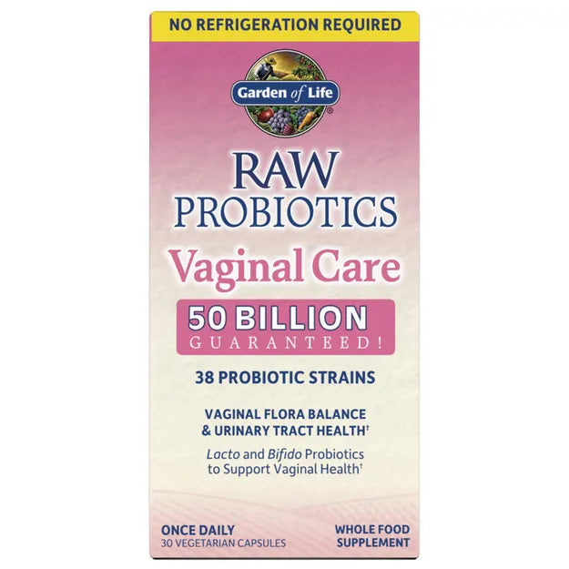 Raw Microbiome Vaginal Care Shelf - 30 Capsules