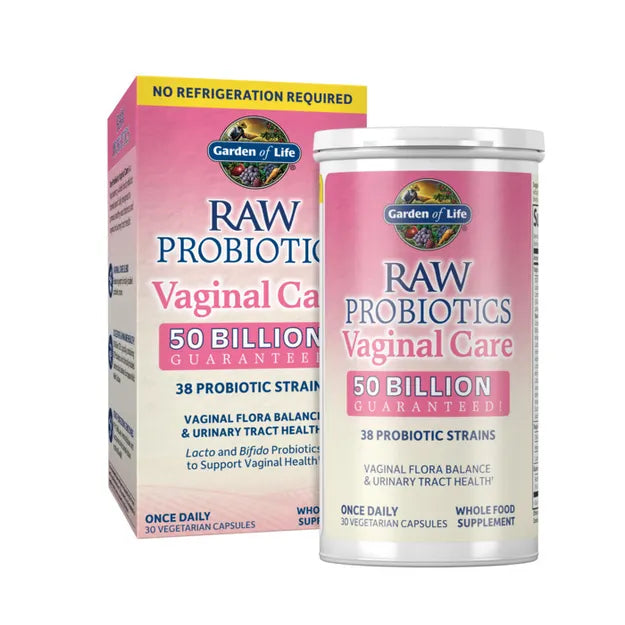 Raw Microbiome Vaginal Care Shelf - 30 Capsules