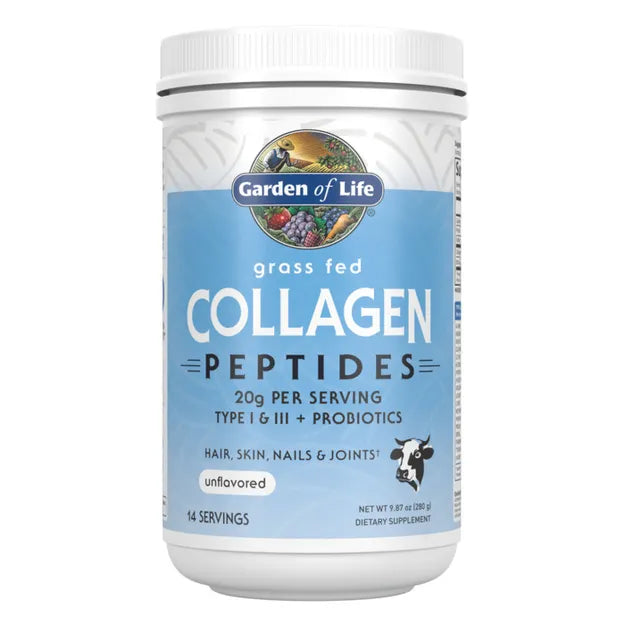 Garden of Life Grass Fed Collagen Peptides Unflavoured Powder