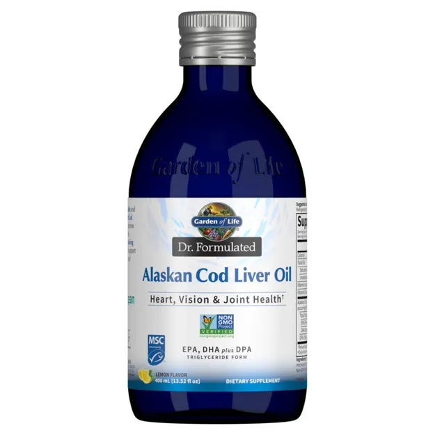 Garden of Life Alaskan Cod Liver Oil EPA, DHA Plus DPA