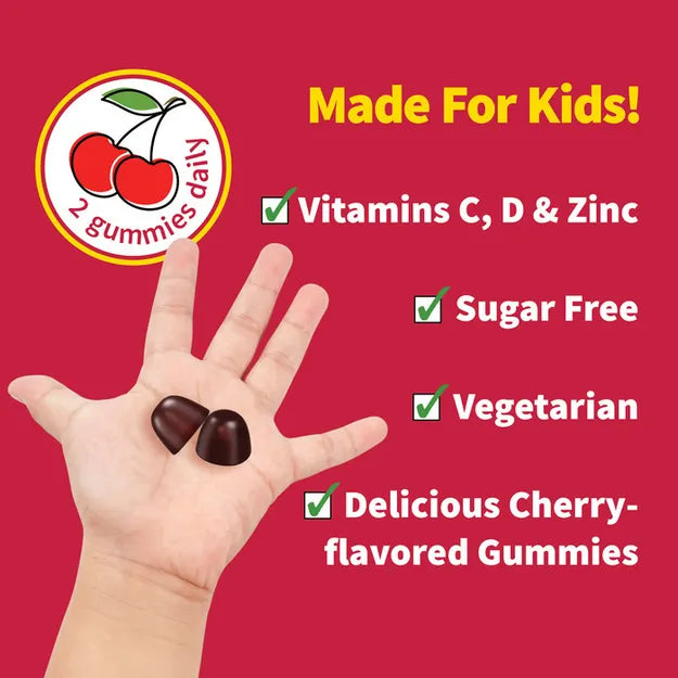 Garden of Life Organic Kids Immune Gummy† Cherry Flavour 60ct.