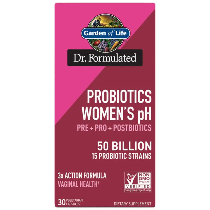 Dr. Formulated Probiotics Women's pH 50 Billion 30 Capsules