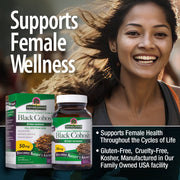 Nature's Answer Black Cohosh Root Vegetarian Capsules - 90 Count