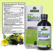 Nature’s Answer Mullein-X Herb & Honey Syrup 120ml ingredient label