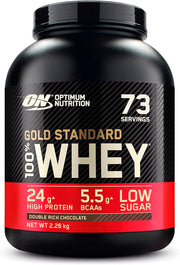 Optimum Nutrition Gold Standard 100% Whey protein powder container
