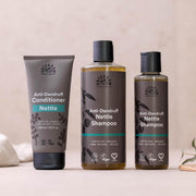 Urtekram Anti-Dandruff Nettle Shampoo bottle, no flavour, 250ml, hair care use & other variants
