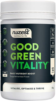 Nuzest Good Green Vitality Greens Powder Tub - Superfood Drink 120g