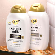 OGX Nourishing Coconut Milk Shampoo - 385ml & conditioner.