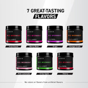 Kaged Pre Workout Supplement Powder variants.