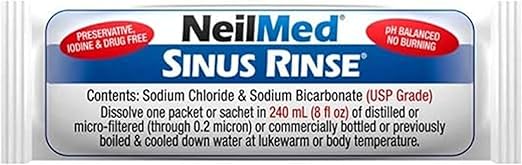 Sachet of Neilmed Sinus Rinse 