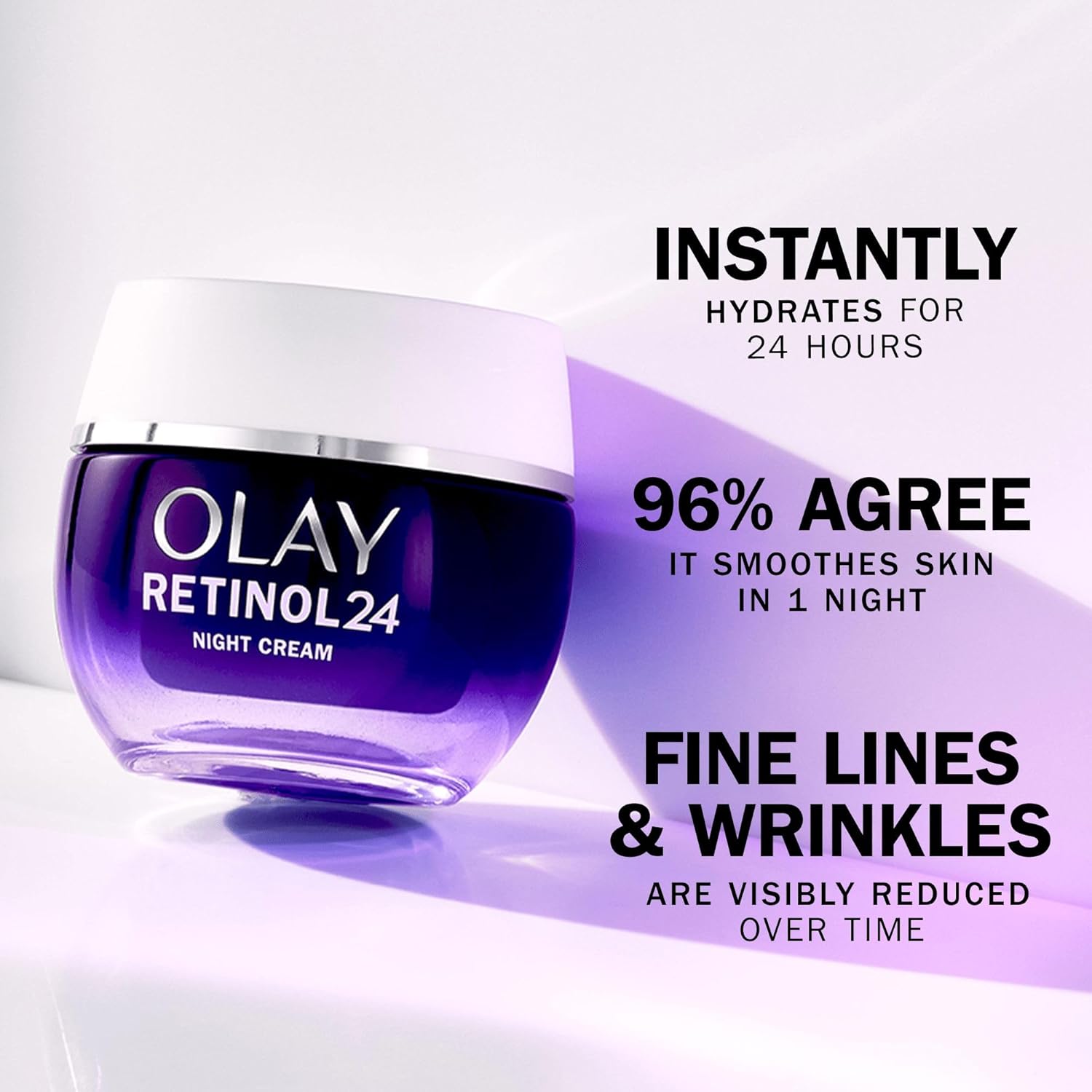 Olay Retinol 24 Night Face Cream & Moisturiser - 50ml