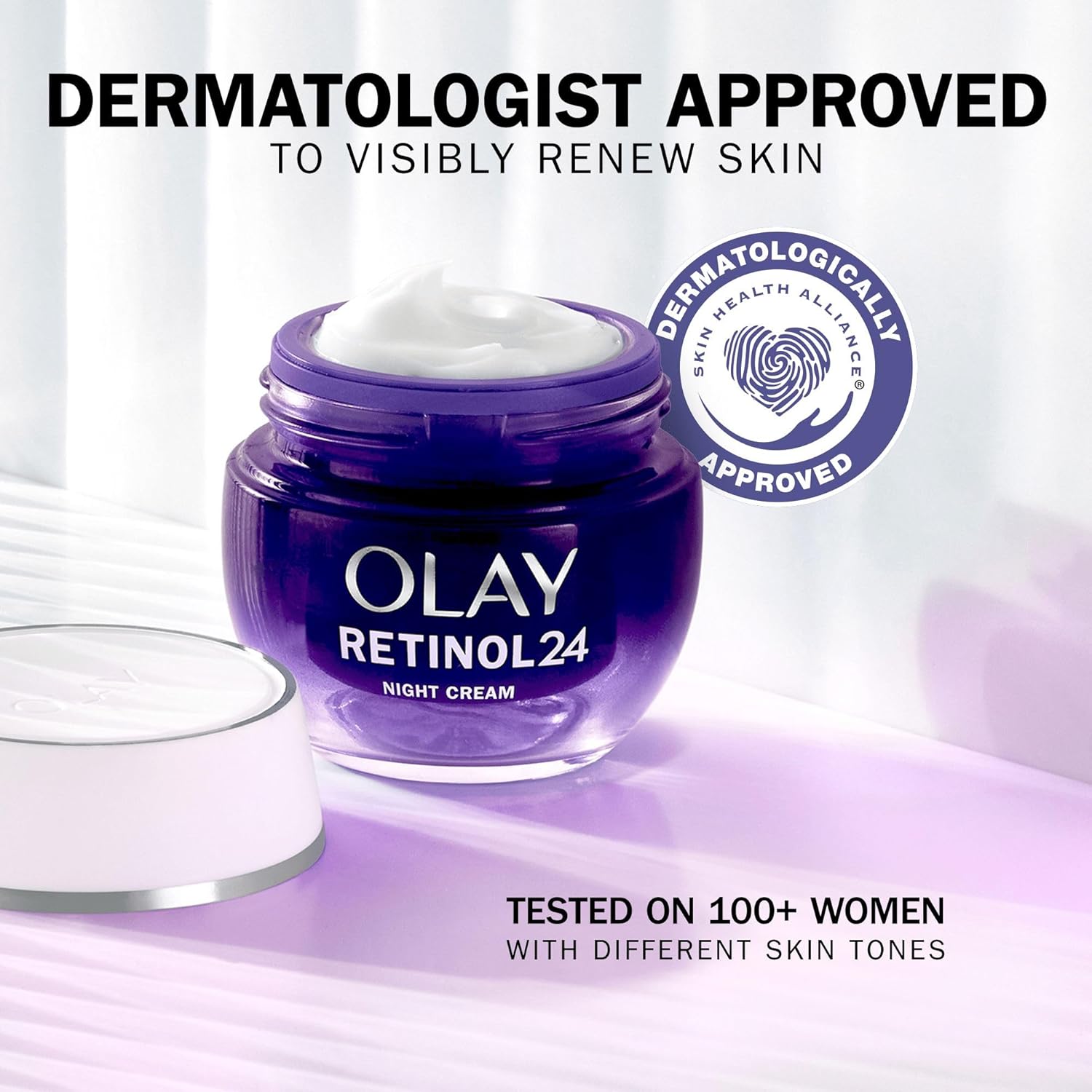 Olay Retinol 24 Night Face Cream & Moisturiser - 50ml