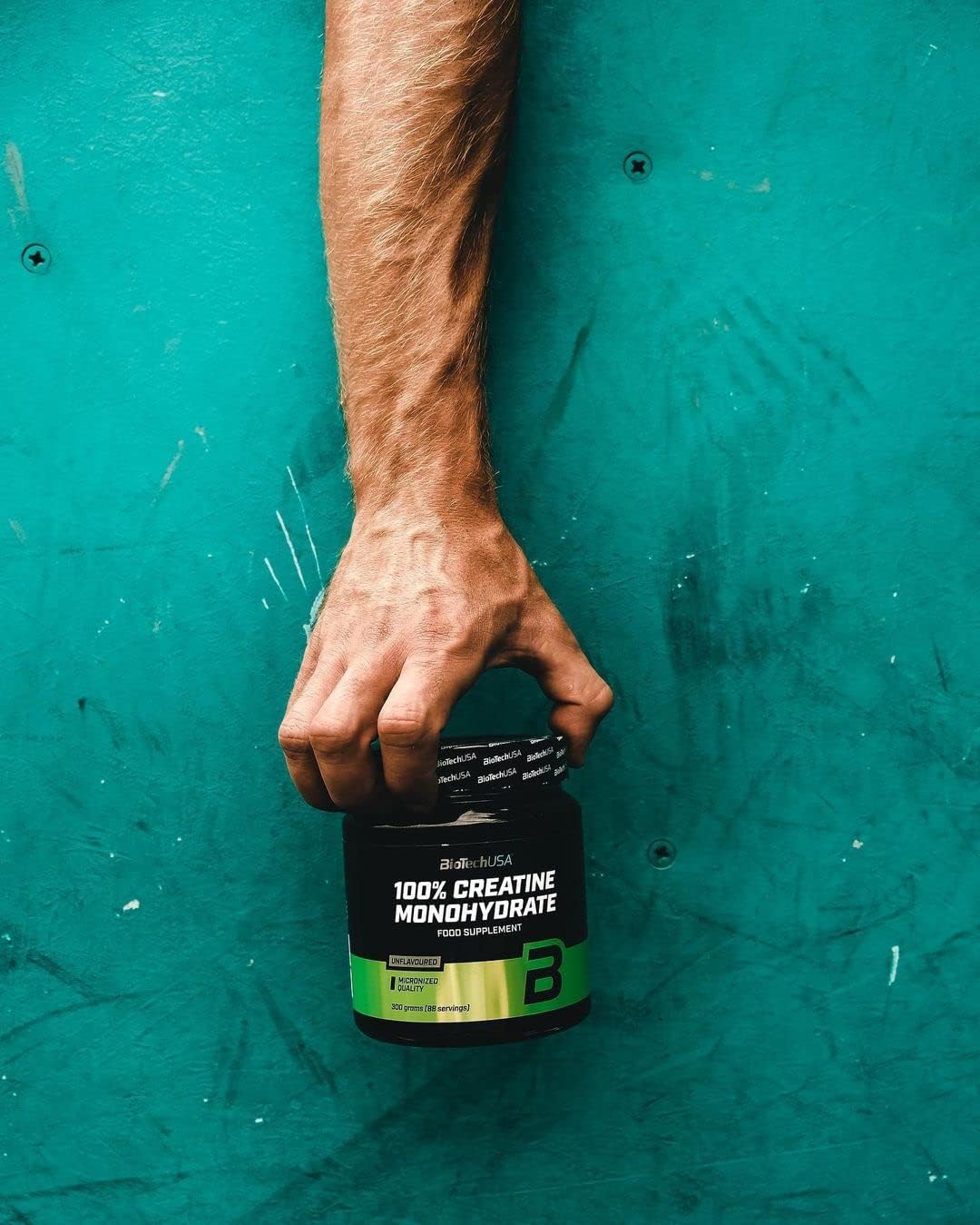 BioTechUSA 100% Creatine Monohydrate - Micronized for Mixability, Unflavored