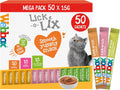 Webbox Lick-e-Lix Cat Treats Variety Pack – 50 x 15g Sachets