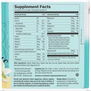 Supplement facts for Sunwarrior Plant-Based Beauty Protein - Tahitian Vanilla