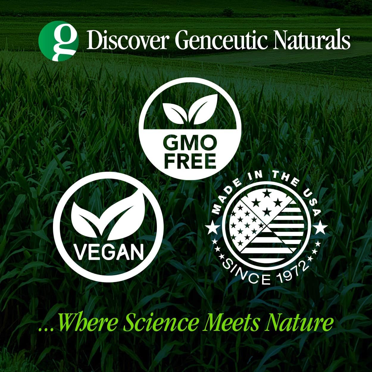 Genceutic Naturals Organic Milk Thistle 350mg Capsules - 60 Count