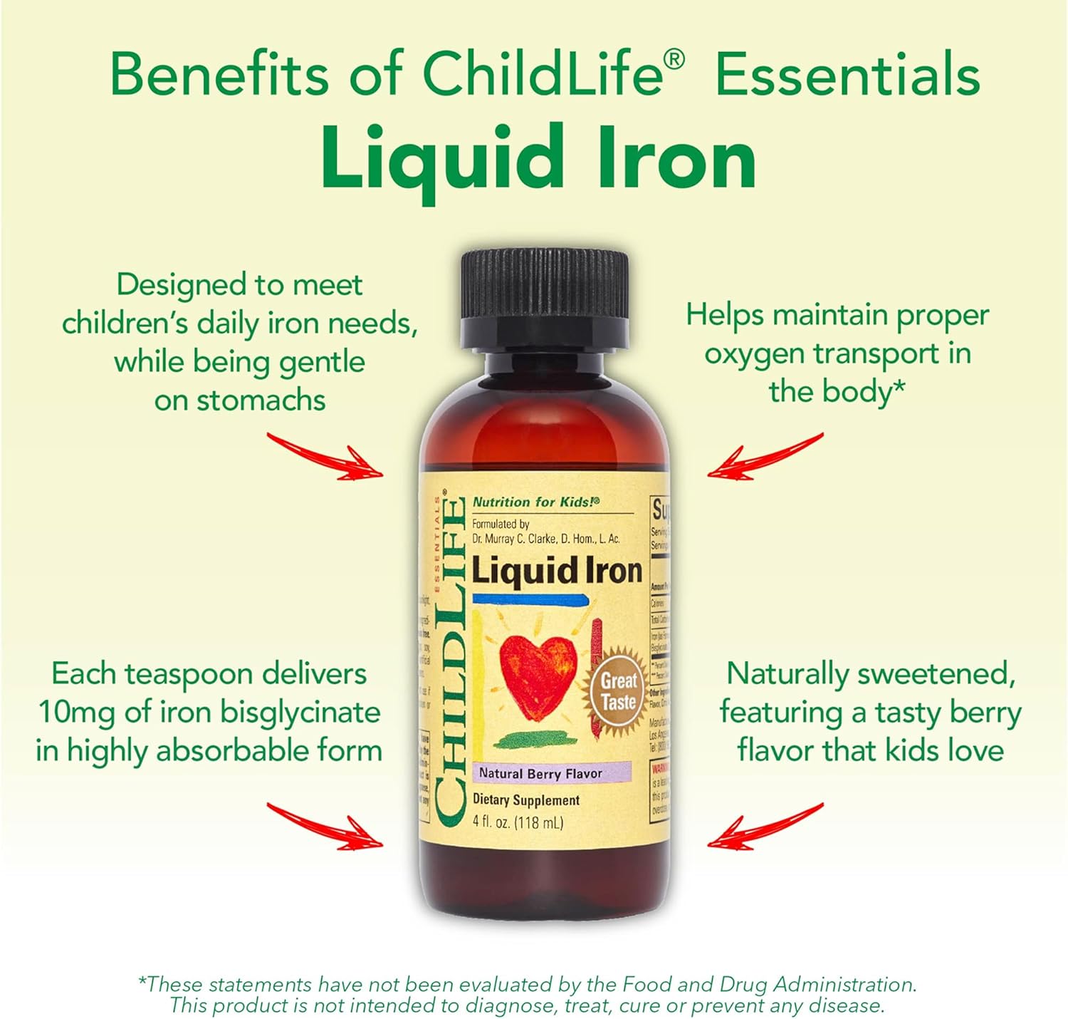 ChildLife Essentials Liquid Iron – 118ml