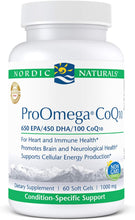 Load image into Gallery viewer, Nordic Naturals ProOmega CoQ10 - 120 softgels
