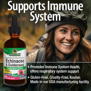 Nature’s Answer Echinacea & Goldenseal Root Herbal Extract – 60ml