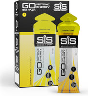SIS Science in Sport GO Isotonic Energy Gel Lemon Lime, 6-pack box.