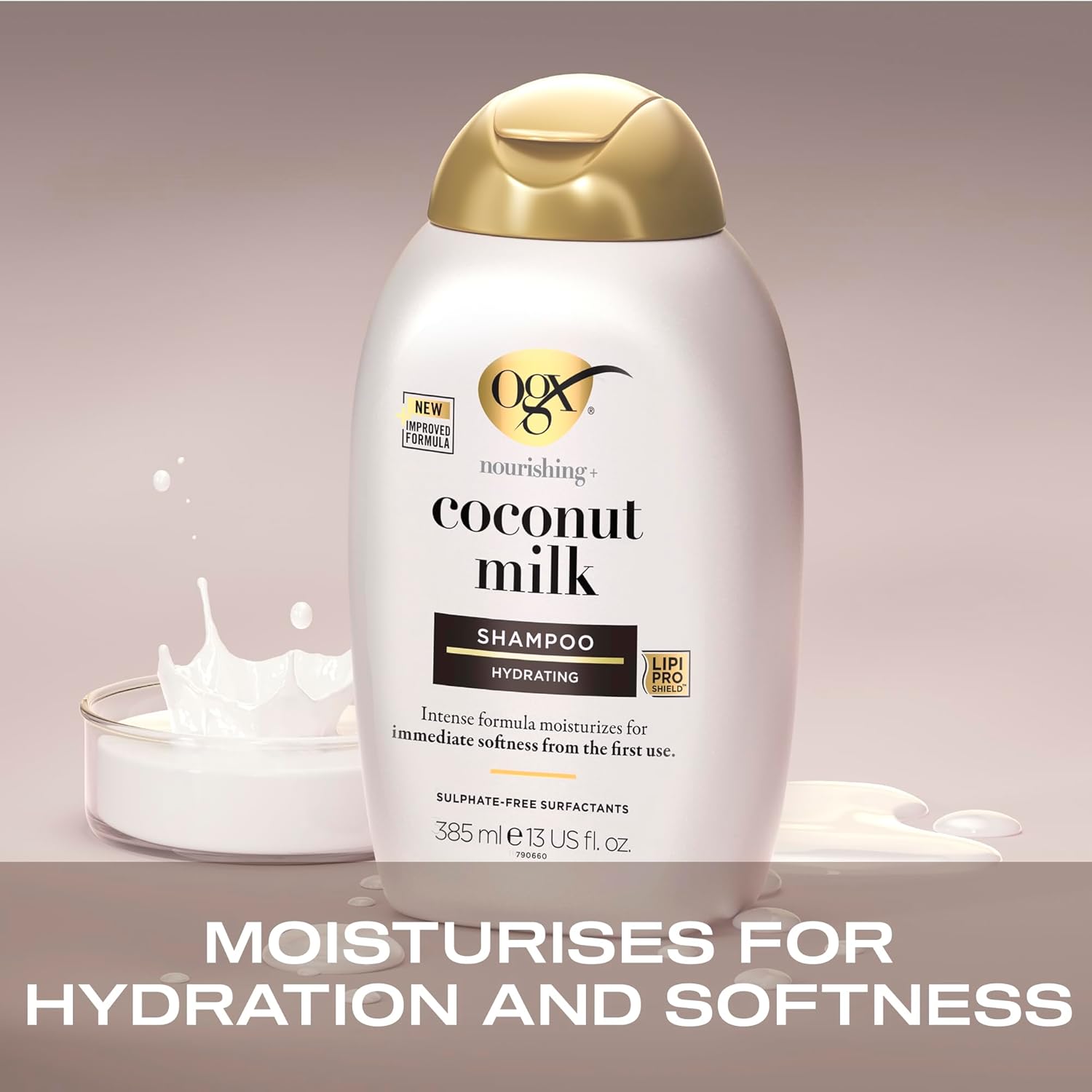 OGX Nourishing Coconut Milk Shampoo - 385ml