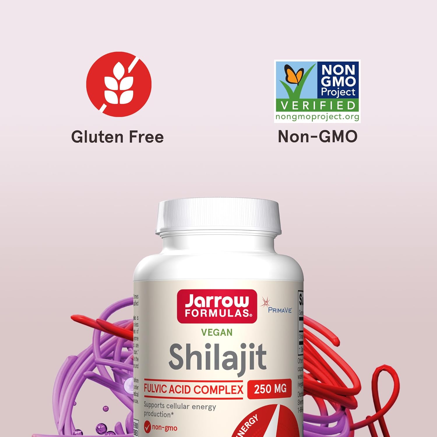 Jarrow Formulas Shilajit 250mg Veggie Capsules - 60 Count