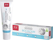 White tube & box of SPLAT Professional Biocalcium Toothpaste, 100ml.
