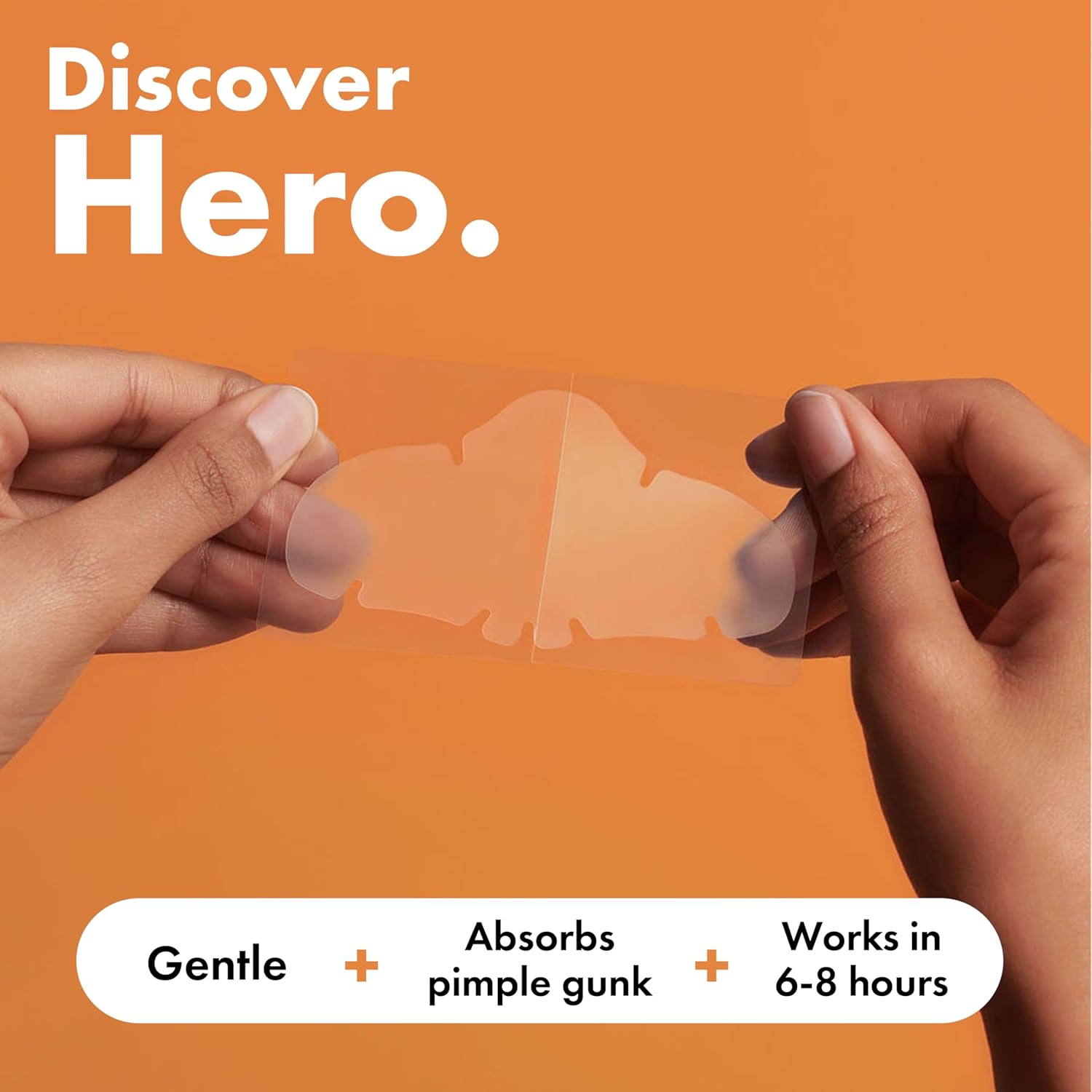 Hero Mighty Patch Nose - Overnight XL Hydrocolloid Patches - 10 Count