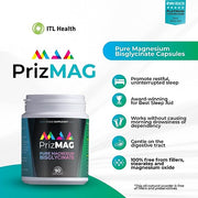 PrizMAG Pure Magnesium Bisglycinate 90 capsules