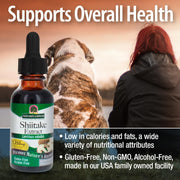 Nature’s Answer Shiitake Mushroom Extract — 1,350mg – 30ml