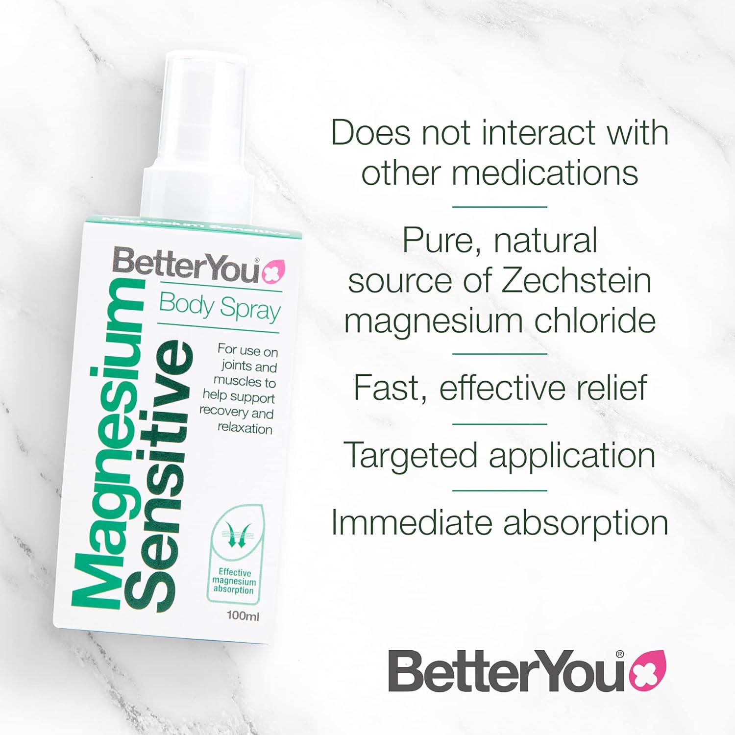 BetterYou Magnesium Sensitive Body Spray - 100ml