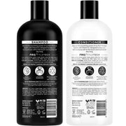 TRESemmé Rich Moisture Shampoo and Conditioner Set 2 x 680ml packaging showing ingredients and product information & barcode