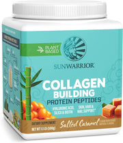 Sunwarrior Plant-Based Collagen Protein Powder 500g Tub - Salted Caramel Flavour