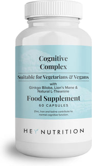 Hey Nutrition Mental Clarity Complex bottle, 60 vegan capsules.