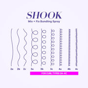 Color Wow Curl Wow Shook Mix + Fix Bundling Spray for Defined Curls - hair types.