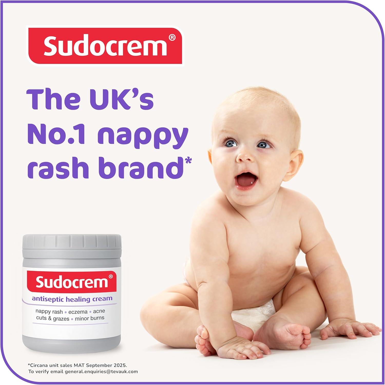 Sudocrem Antiseptic Cream with Zinc Oxide - 250g