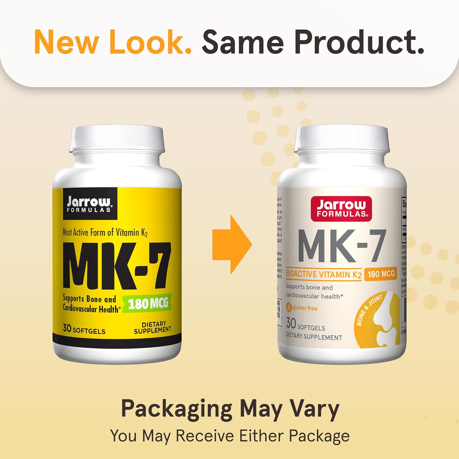 Jarrow Formulas Vitamin K2 MK-7 90mcg Softgels - 30 Count new look