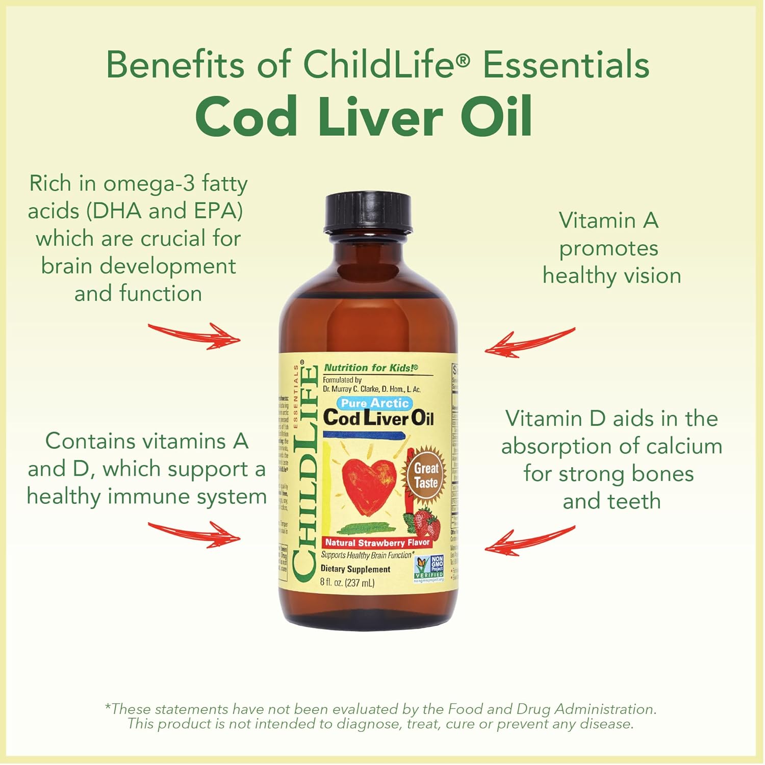 ChildLife Essentials Cod Liver Oil – 237ml