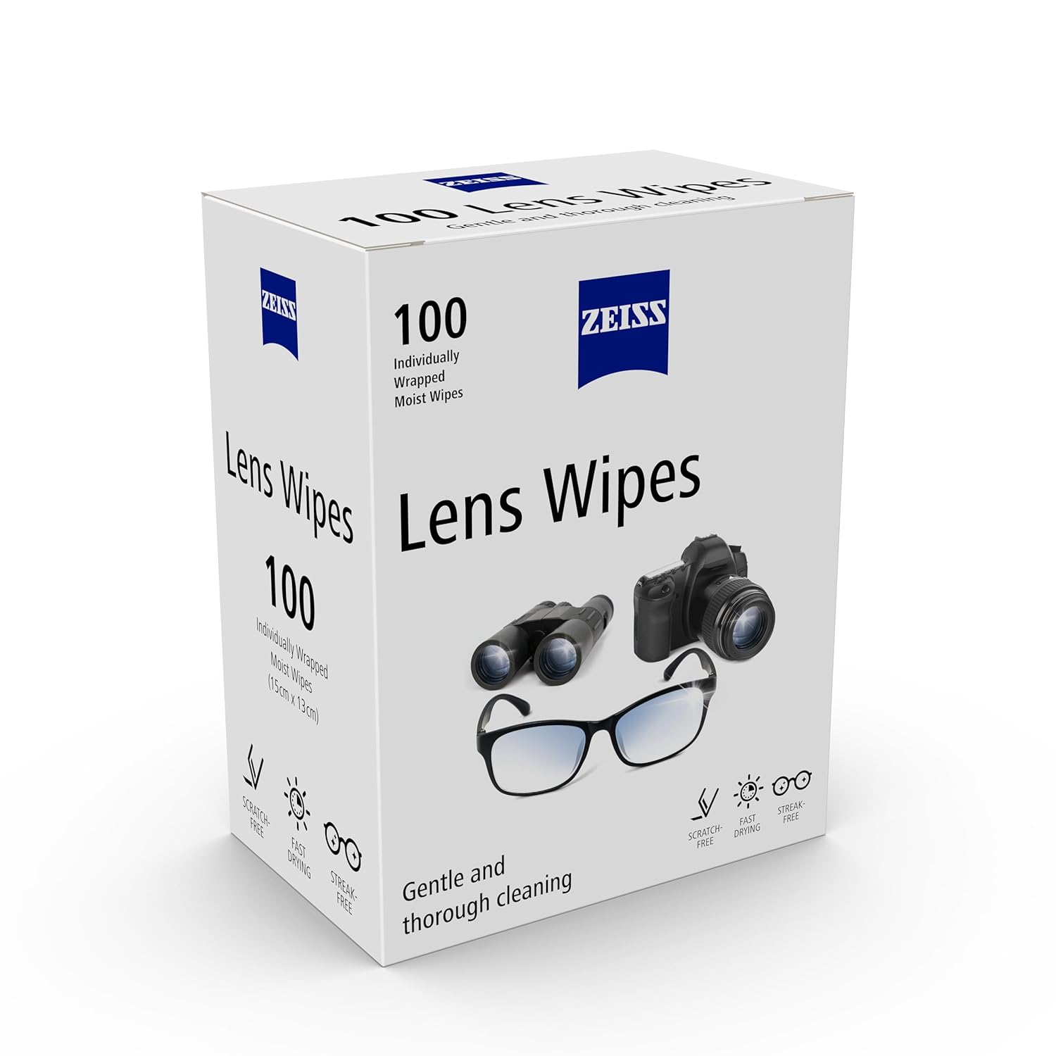 ZEISS Lens Cleaning Wipes - 100 Count