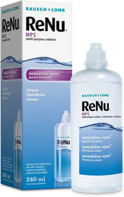 Bausch + Lomb ReNu MPS Multi-Purpose Solution – Sensitive Eyes Gentle Formula (240 ml)