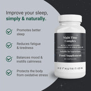 Hey Nutrition Night Time Relaxation Complex - 60 Capsules
