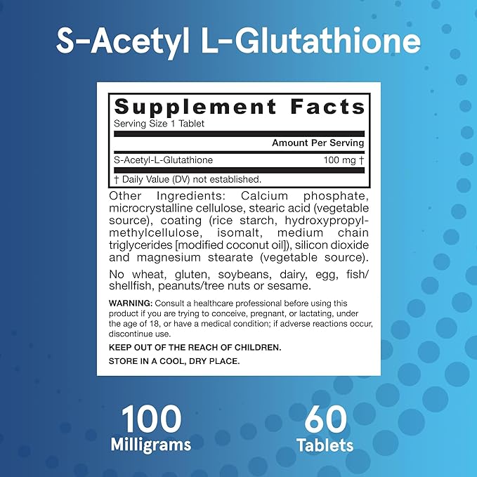 Jarrow Formulas S-Acetyl-L-Glutathione