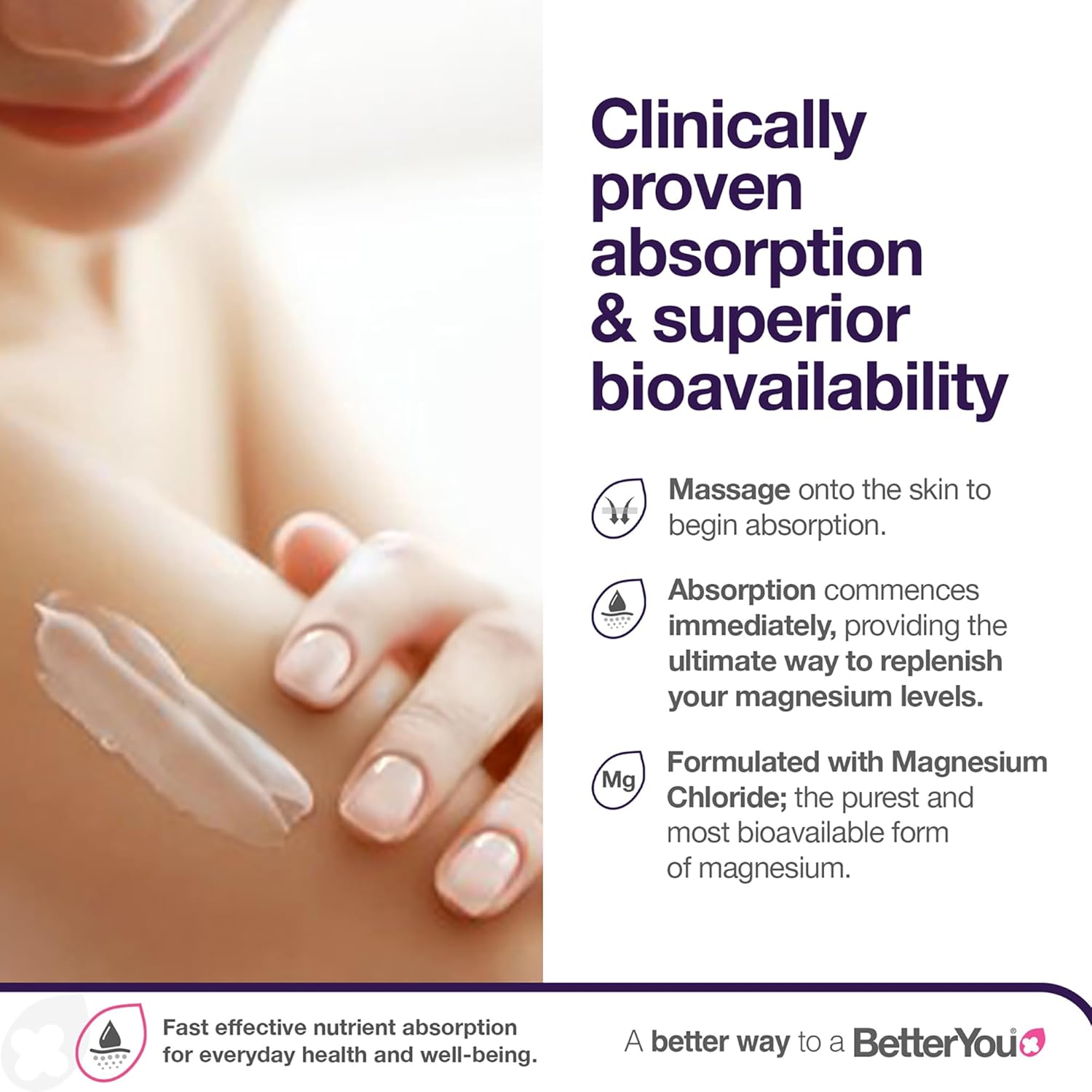 BetterYou Magnesium Body Lotion with Lavender & Chamomile - 180ml