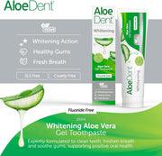 Aloe Dent Aloe Vera Whitening Toothpaste Fluoride Free - 100ml