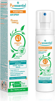 Puressentiel Purifying Air Spray bottle, 75ml, with 41 essential oils.