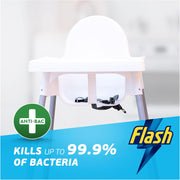 Flash Spray Wipe Done Apple Blossom Multi-Surface Cleaner Spray 800ml used on household surfaces
