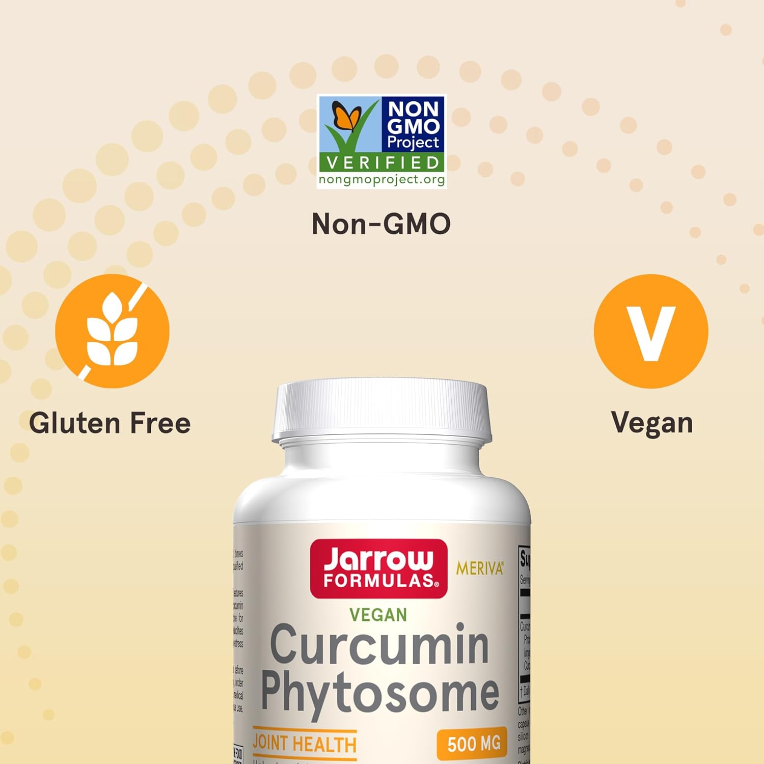 Jarrow Formulas Curcumin Phytosome 500 mg 60-120 Veggie Capsules