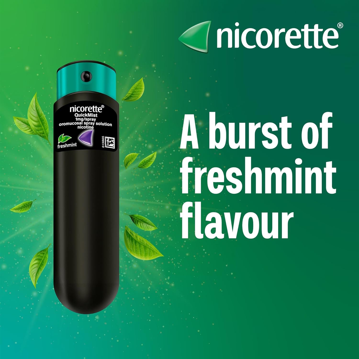 Nicorette QuickMist 1mg Mouthspray Freshmint – 2 x 150 Sprays