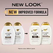 OGX Nourishing Coconut Milk Shampoo - 385ml. Old & new packaging.