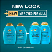 OGX Renewing Argan Oil of Morocco Shampoo - 385ml. Old & new packaging.